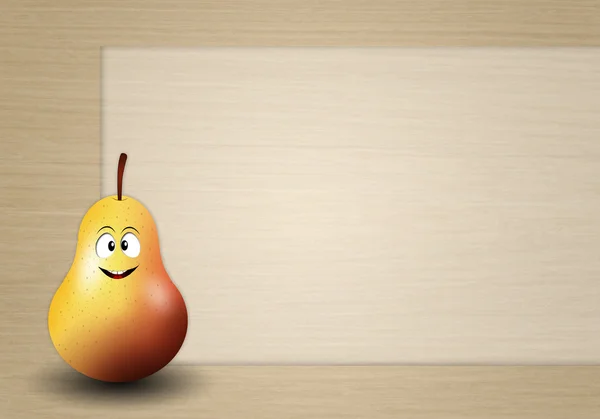 Funny pear — Stock Photo, Image