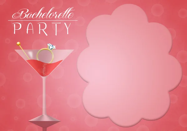 Invitation for bachelorette party — Stock Photo, Image