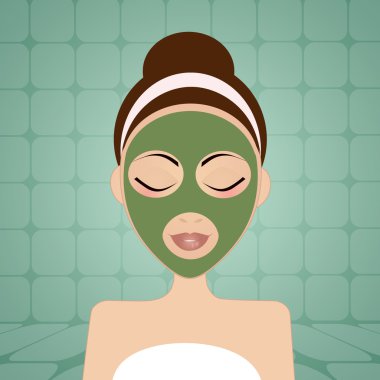 kadın güzellik maskesi