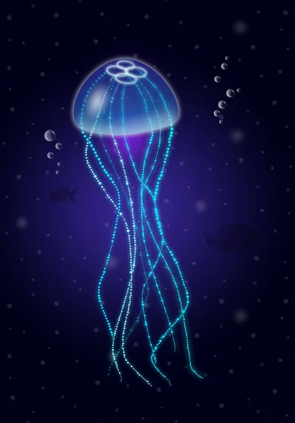 Medusas en el mar — Foto de Stock