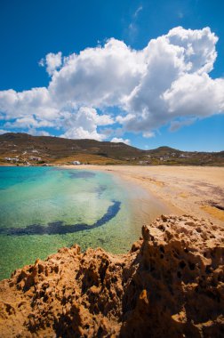 mykonos beach Ftelia