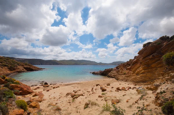 Spiaggia di Agios Sostis a Mykonos — Foto Stock