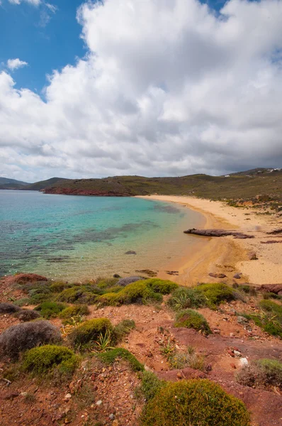 Spiaggia di Agios Sostis a Mykonos — Foto Stock