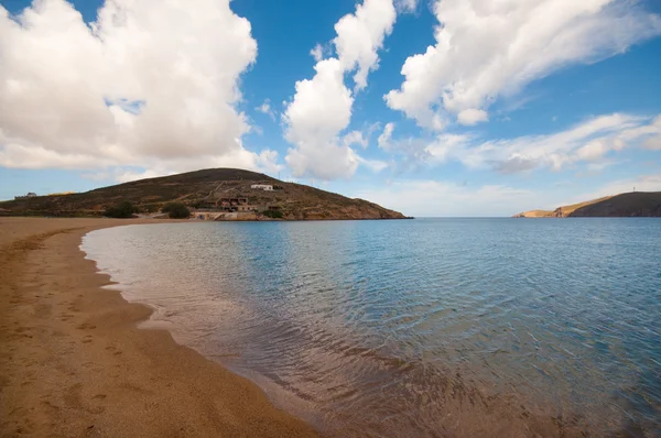 Spiaggia di Ftelia a Mykonos — Foto Stock