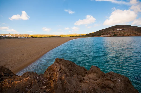 Spiaggia di Ftelia a Mykonos — Foto Stock