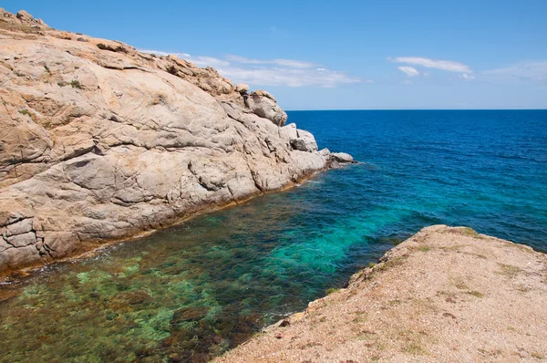 Plaży Kalafatis w mykonos — Zdjęcie stockowe