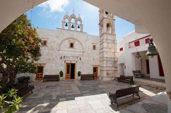 The monastery of Panagia Tourliani in Ano Mera, Mykonos — Stock Photo, Image