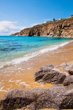 Kalo livadi beach, mykonos City, Yunanistan