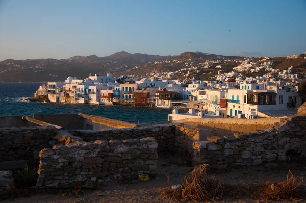 Little Venice in Mykonos — Stock Photo, Image