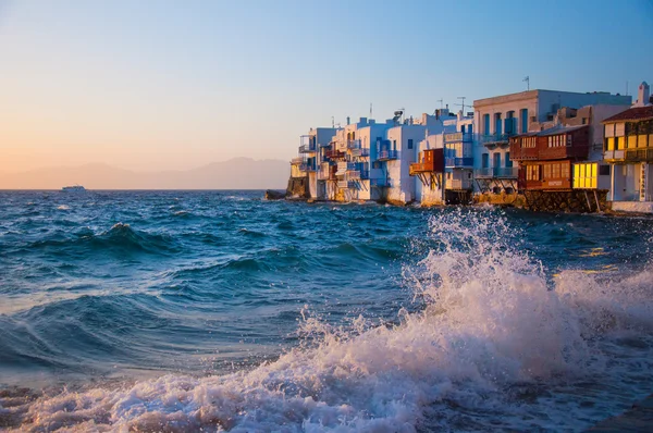 Little Venice in Mykonos — Stock Photo, Image