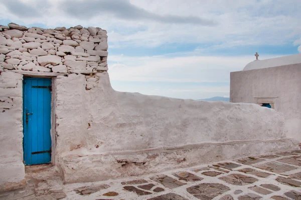 Kirche in Mykonos — Stockfoto