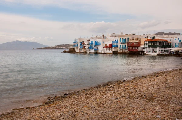 Pequeña Venecia en Mykonos — Foto de Stock