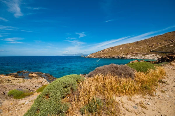 ギリシャ ミコノス島市 Kapari ビーチ — ストック写真