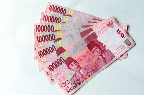 Bankbiljetten Indonesische rupiah — Stockfoto