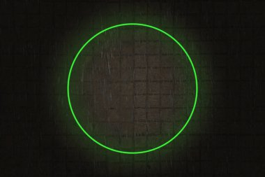 Soyut neon ışıklandırma arkaplanı ve spac kopyala