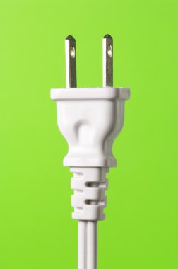 Yeşil renkli (dikey beyaz elektrik fiş)