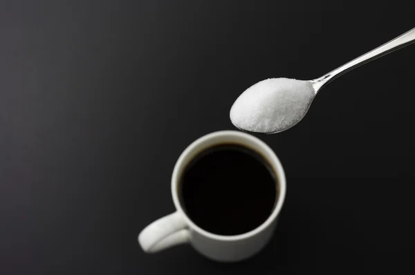 Black Coffee And Spoonful Of Sugar Stock Image Everypixel Black Coffee And Spoonful Of Sugar Stock Image Everypixel