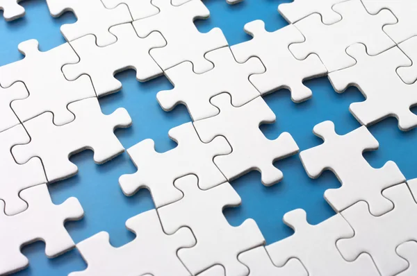 Ontbrekende puzzelstukjes. — Stockfoto