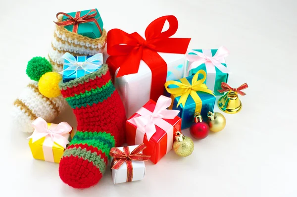 Colorful Christmas presents. — Stock Photo, Image