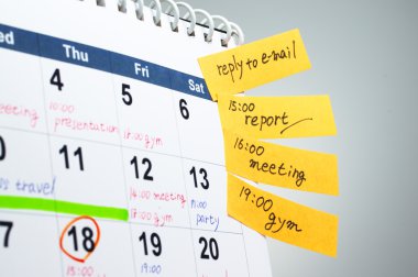 yapılacaklar listesi.