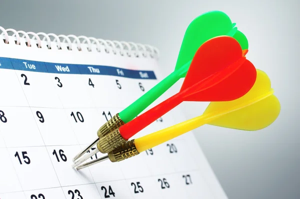 Concept image of busy schedule. — Stock Photo, Image