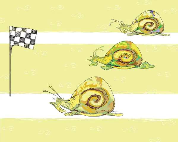 графика рисунок улитки гонка graphics figure snails race загрузить