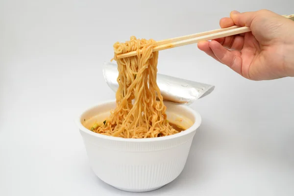 Korean Instant Cup noodle — Stock Photo, Image