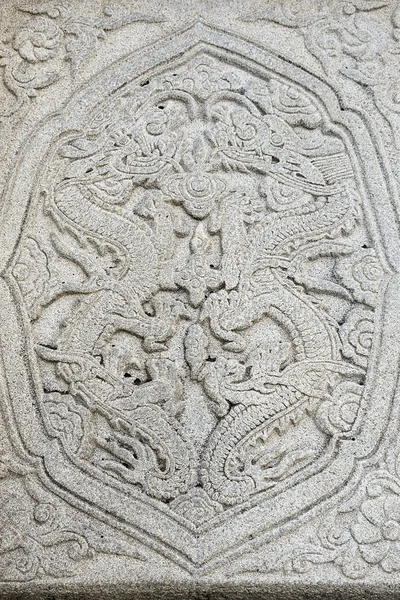 Two Dragons on Stone