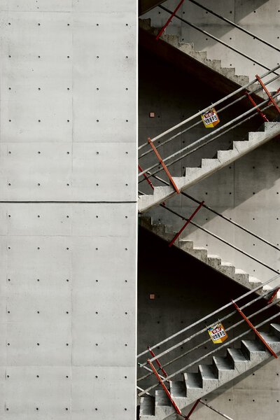 перила временной лестницы
