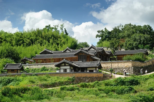 Hyangdan, Casa Tradicional Coreana en Yangdong Village, GyeongJu, Corea — Foto de Stock