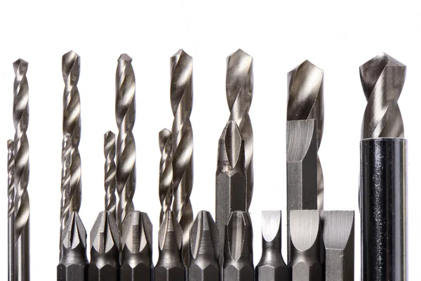 Set of drill bits — Stock Photo, Image