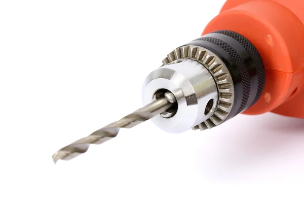 Power drill with bit — Stock Photo, Image