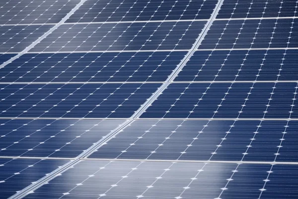 Panel für Photovoltaik-Stromerzeugung — Stockfoto