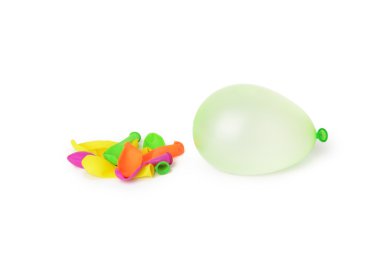 çeşitli su balonları renkli