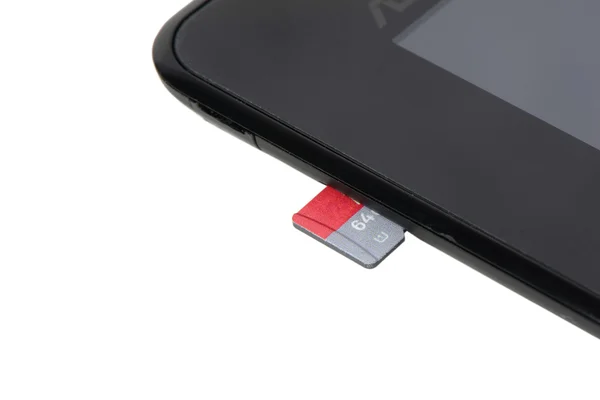 Tarjeta de memoria MicroSD — Foto de Stock