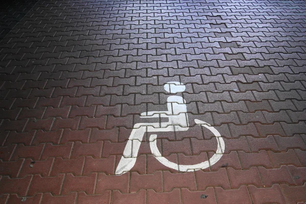 Wheelchair user unprohibited Royalty Free Stock Images