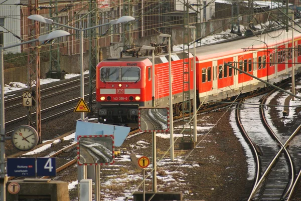 Ferrovias alemãs — Fotografia de Stock