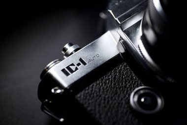 Eski Kamera Topcon IC-1 'in editör fotoğrafı. Kapat.