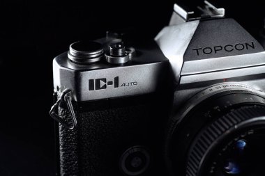Eski Kamera Topcon IC-1 'in editör fotoğrafı. Kapat.