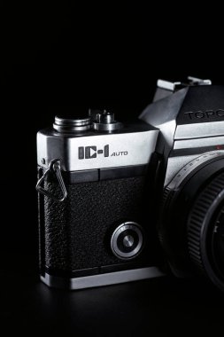 Eski Kamera Topcon IC-1 'in editör fotoğrafı. Kapat.