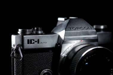 Eski Kamera Topcon IC-1 'in editör fotoğrafı. Kapat.