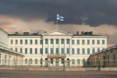 Presidential Palace in Helsinki clipart