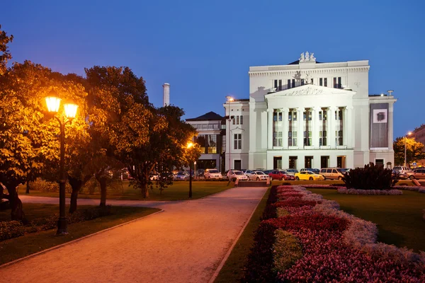 Letse Nationale Opera in Riga — Stockfoto