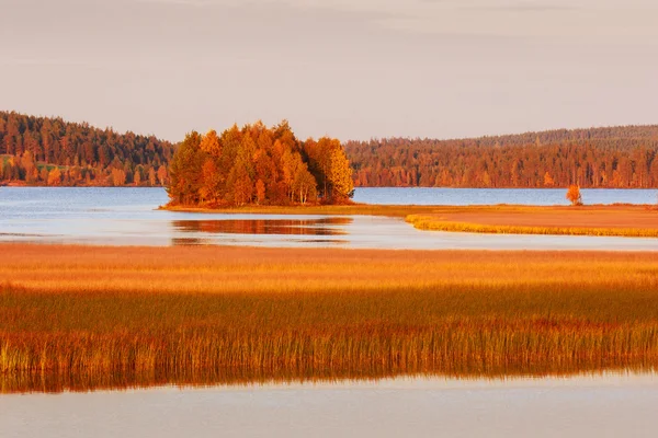 Paisagem da Lapónia no Outono — Fotografia de Stock