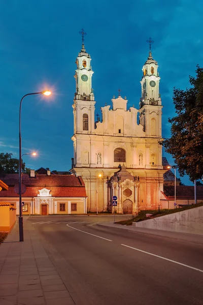 Iglesia de San Pedro y San Pablo en Vilna, Lituania — Foto de Stock