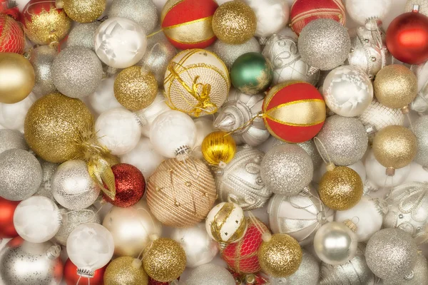 Selección de bolas de Navidad — Foto de Stock