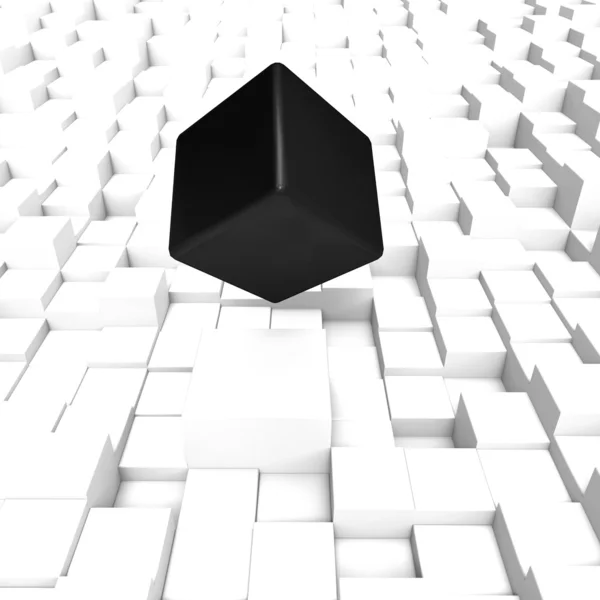 3D cubes background — Stock Photo, Image