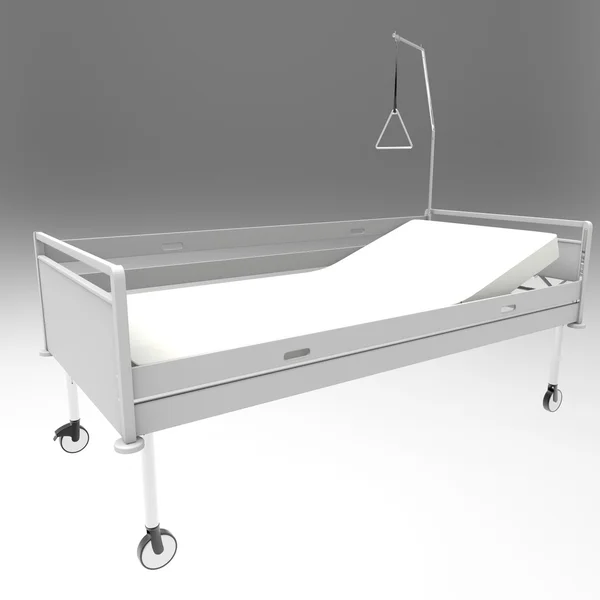 Medical Bed on a white background — Stock Photo, Image