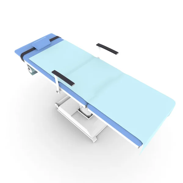 Medical table on a white background — Stock Photo, Image