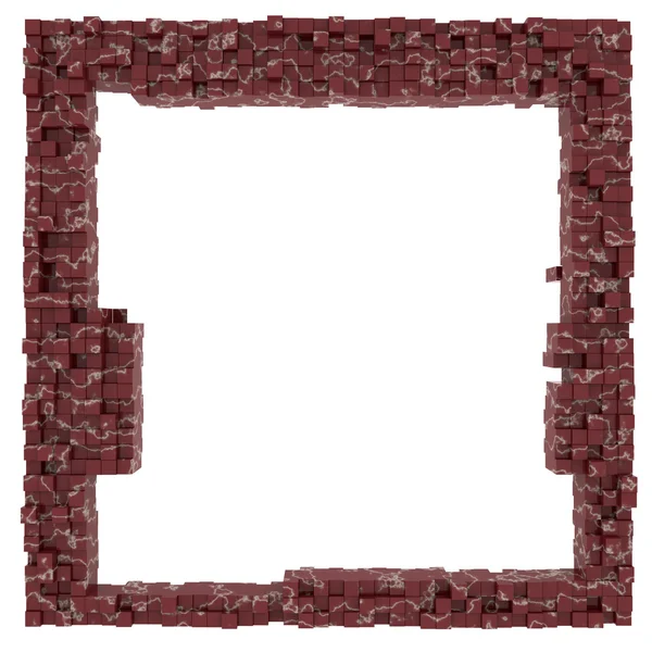 Cadre fond cube — Photo